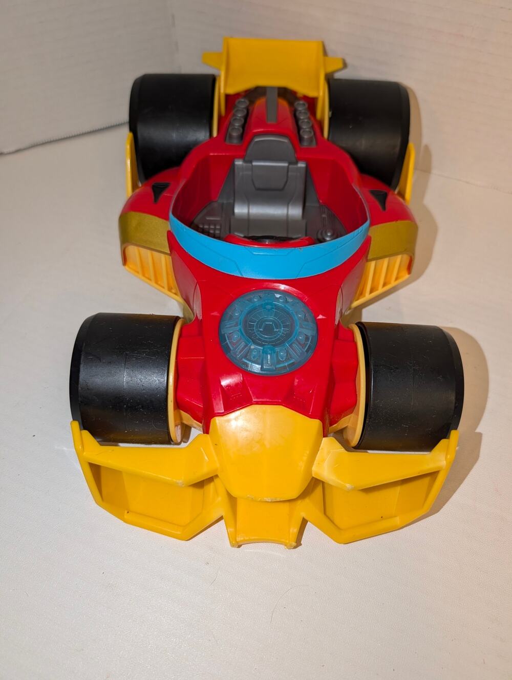 Marvel Super Hero Adventures Iron Man Speedster Vehicle ONLY Hasbro 2018